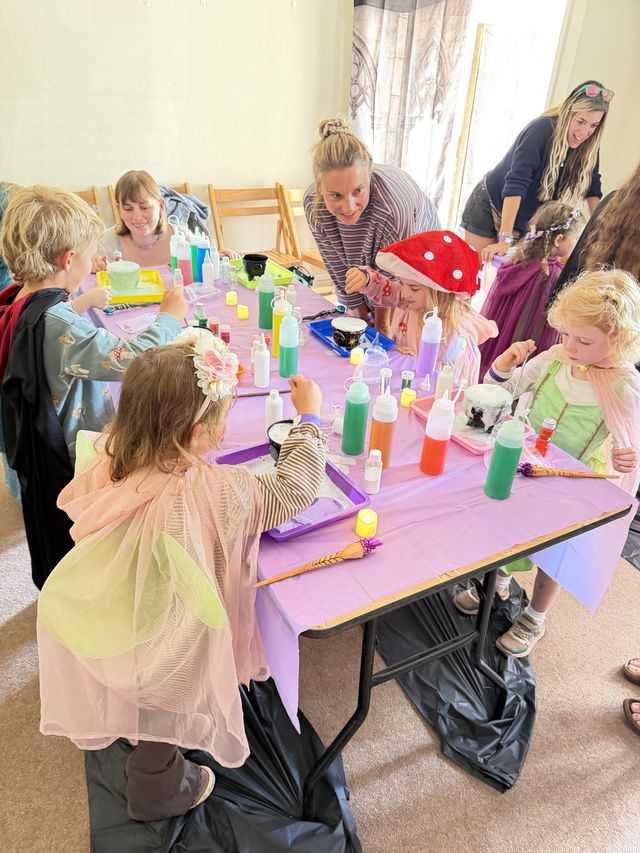 A fairy party in a village hall